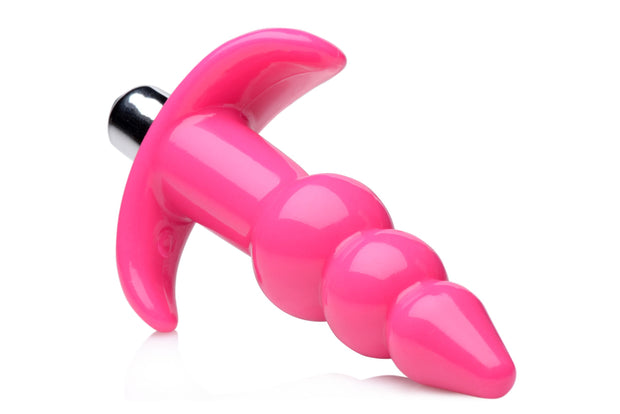 Bubbly Vibrierender Analplug mit Riffelung
