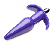 Smooth Vibrierender Analplug - Lila