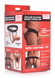 Hohler Strap-On-Silikondildo mit Gurtzeug
