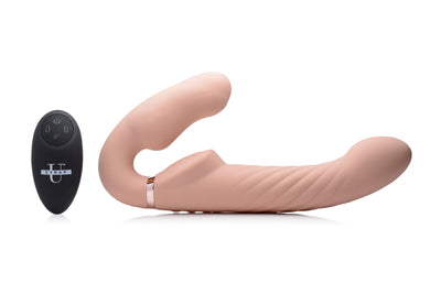 Swirl Vibrierender halterloser Strap-on