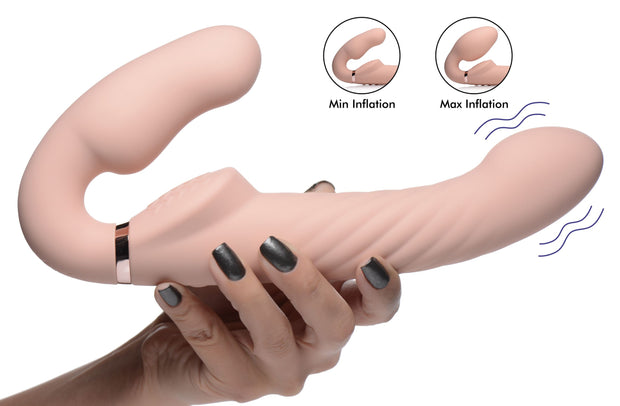 Swirl Vibrierender halterloser Strap-on