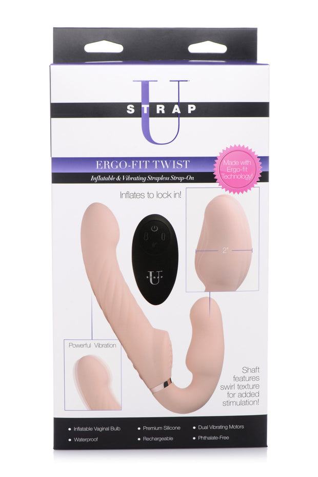 Swirl Vibrierender halterloser Strap-on