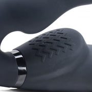 Swirl Vibrierender halterloser Strap-on - Schwarz