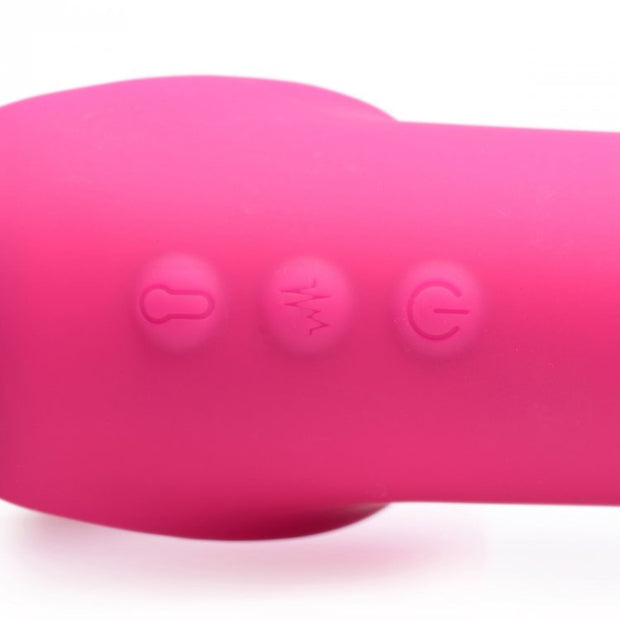 G-Pulse Vibratorischer Strapless Strap-On Vibrator mit Fernbedienung - Rosa