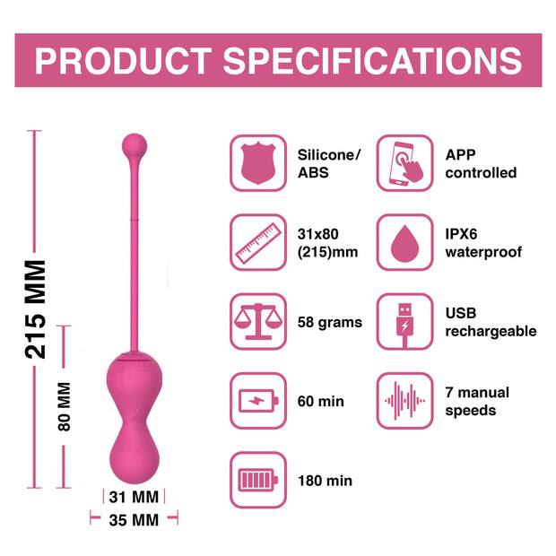 Magic Motion - Smart Kegel Master Balls Roze
