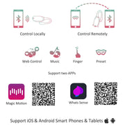 Magic Motion - Fugu Smart tragbarer Vibrator - Rot