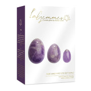 La Gemmes - 3-delige Yoni Egg Set - Amethist