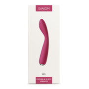 SVAKOM - Iris, G-Punkt- und Klitorisvibrator - Pflaumenrot