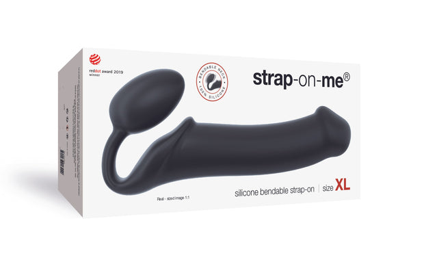 Strap On me - Strapless Voorbind Dildo - Maat XL - Zwart