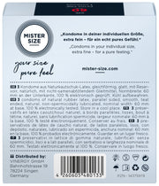 MISTER.SIZE 60 mm Kondome 3 Stück