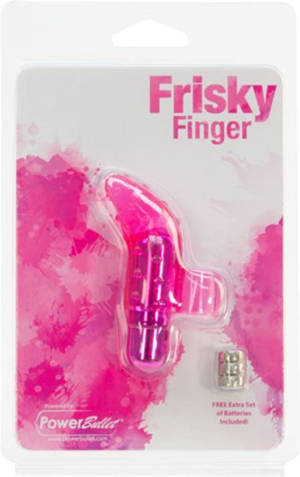 Frisky Finger Vibrator mit Bullet - Rosa