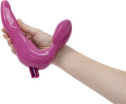 Infinity Vibrierender halterloser Strap-on - Rosa