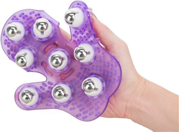 Roller Balls Massagehandschuh - Lila