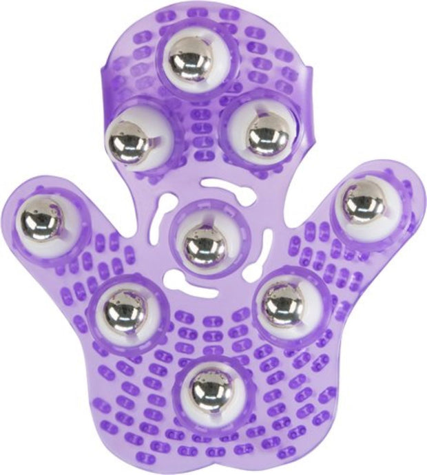 Roller Balls Massagehandschuh - Lila