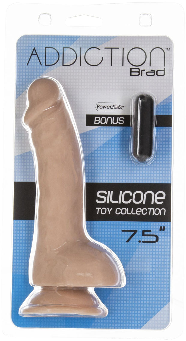 Addiction - Brad Realistischer Dildo mit Saugnapf - 19 cm