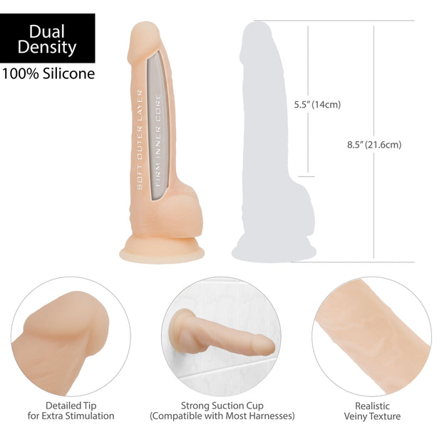 Naked Addiction Realistischer Dildo - 20 cm
