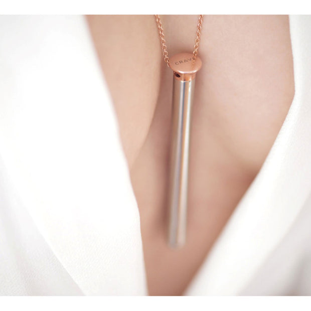 Crave - Vesper Vibrator Ketting - Rose Goud