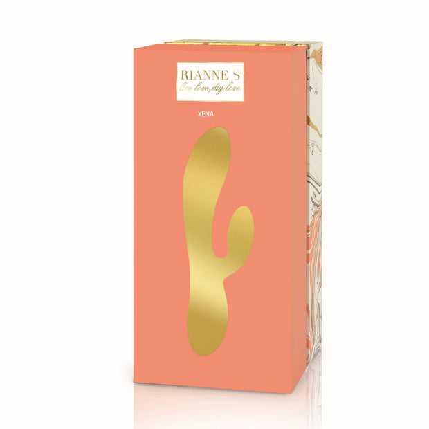 RS - Essentials - Xena Verwarmende Rabbit Vibrator - Perzik