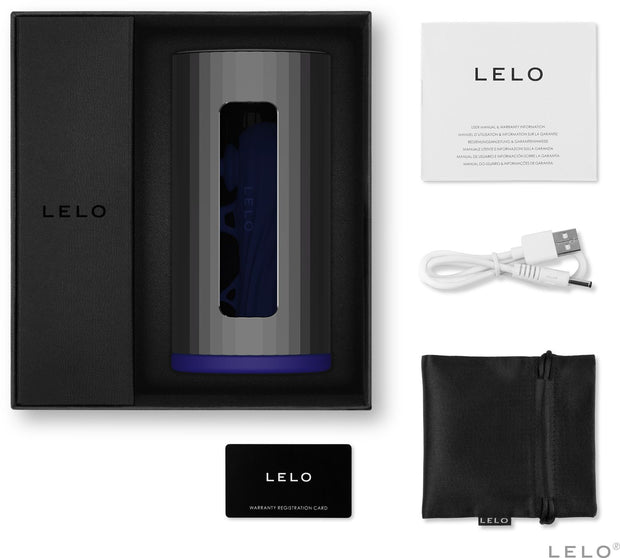 LELO F1S V2 Masturbator App Controlled - Zwart/ Blauw