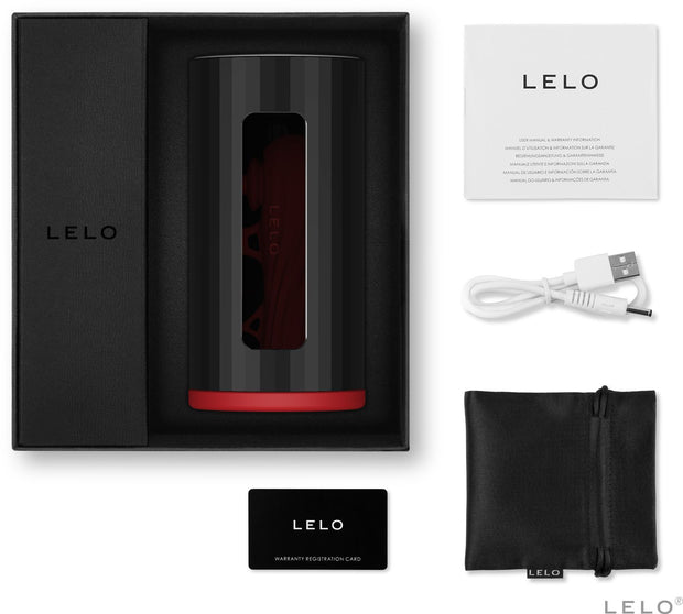 LELO F1S V2 Masturbator App Controlled - Zwart/ Rood