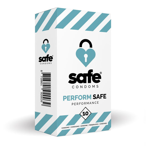 SAFE – Kondome für Orgasmusverzögerung – Performance– 10 Stück