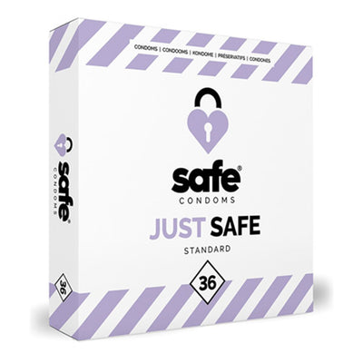 SAFE – Kondome mit silikonbasiertem Gleitmittel – Standard – 36 Stück