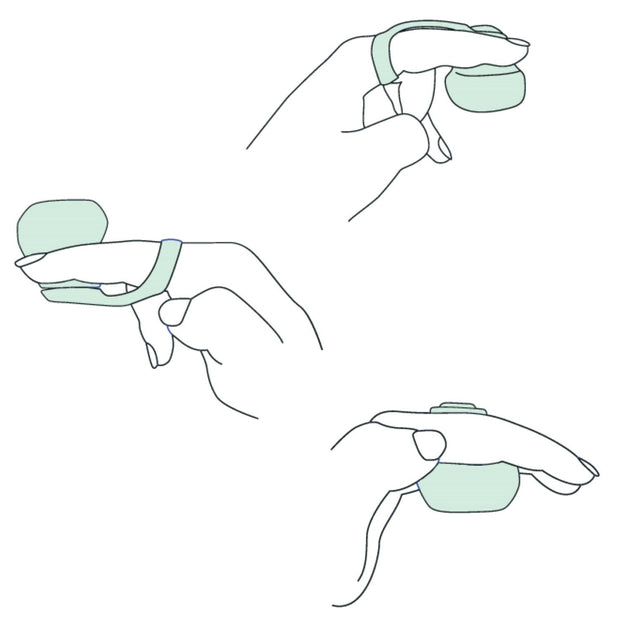 Dame Products - Fin Vinger Vibrator - Jade