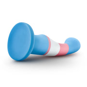 Avant – Pride Silikondildo mit Saugnapf – Blau