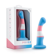 Avant – Pride Silikondildo mit Saugnapf – Blau