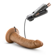 Dr. Skin - Dr. Dave Vibrator mit Saugnapf - Mokka