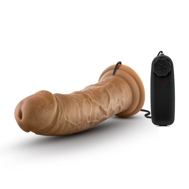 Dr. Skin - Dr. Joe Vibrator mit Saugnapf 20,3 cm - Mokka
