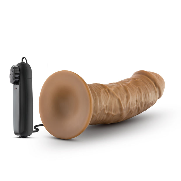 Dr. Skin - Dr. Joe Vibrator mit Saugnapf 20,3 cm - Mokka