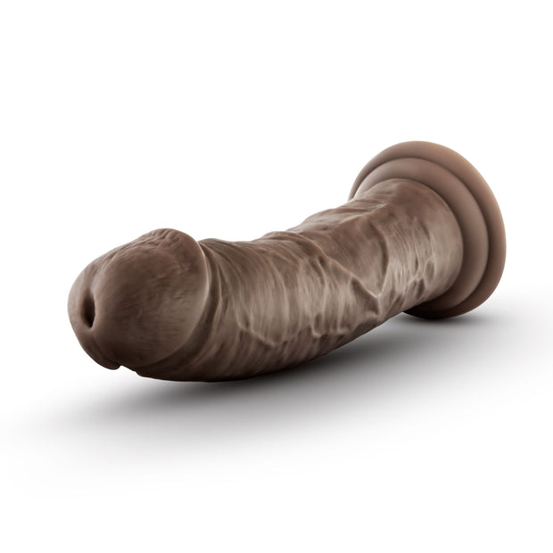 Dr. Skin – Realistischer Dildo mit Saugnapf 20,3 cm – Schokolade