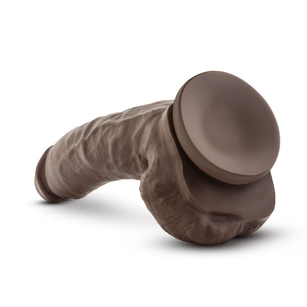 Dr. Skin – Mr. Mayor Dildo mit Saugnapf 22,8 cm – Schokolade