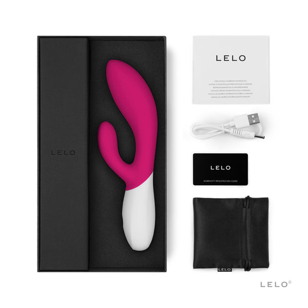 LELO - Ina Wave 2 Rabbit-Vibrator - Kirschrot