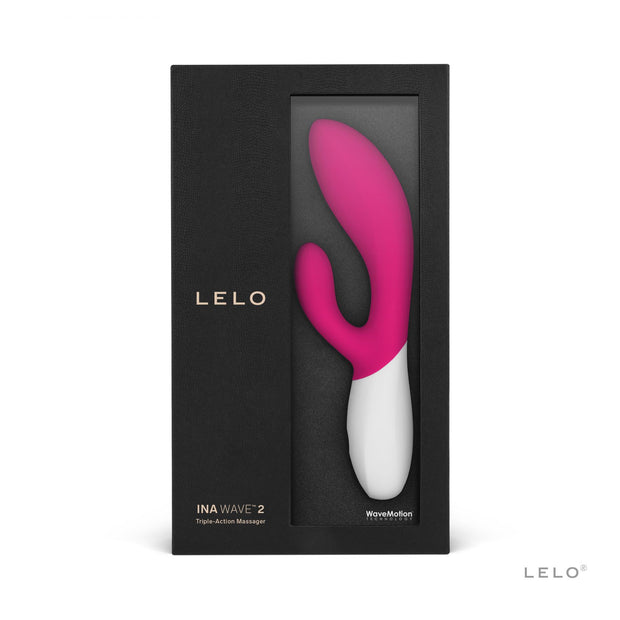 LELO - Ina Wave 2 Rabbit-Vibrator - Kirschrot