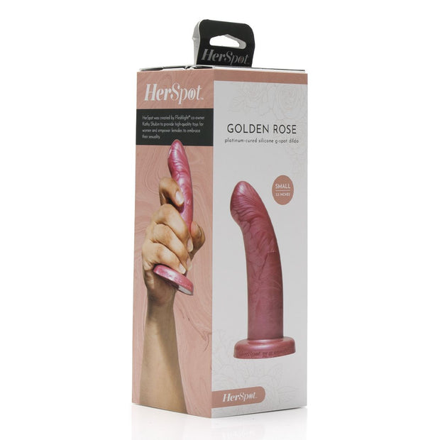 Fleshlight - HerSpot Dildo Golden Rose - Klein