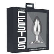 Nexus Cestos vibrierender Aluminium-Analplug mit Fernbedienung