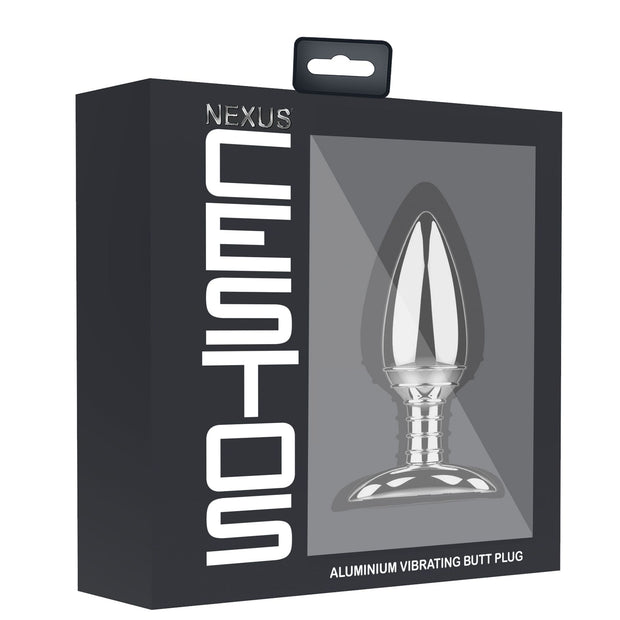 Nexus Cestos vibrierender Aluminium-Analplug mit Fernbedienung