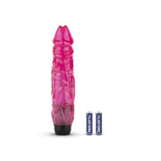 Jelly Supreme - Realistischer Vibrator - Pink/Glitzer