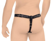 Penis-Keuschheitsgürtel mit Anal Plug aus Silikon