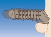 Size Matters - Penis-Verlängerungshülse - Rauchfarben