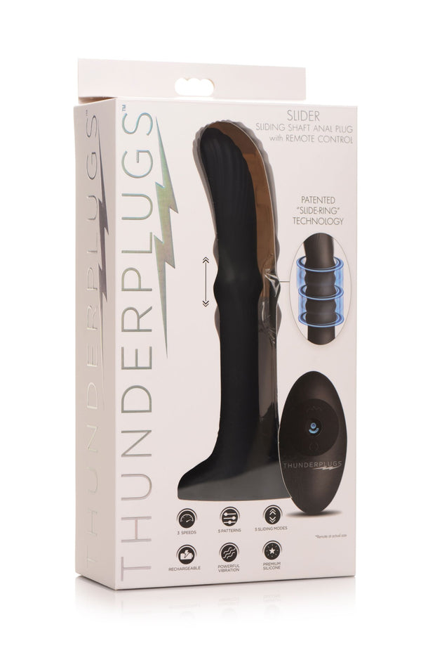 Thunderplugs - Analvibrator mit beweglichem Schaft