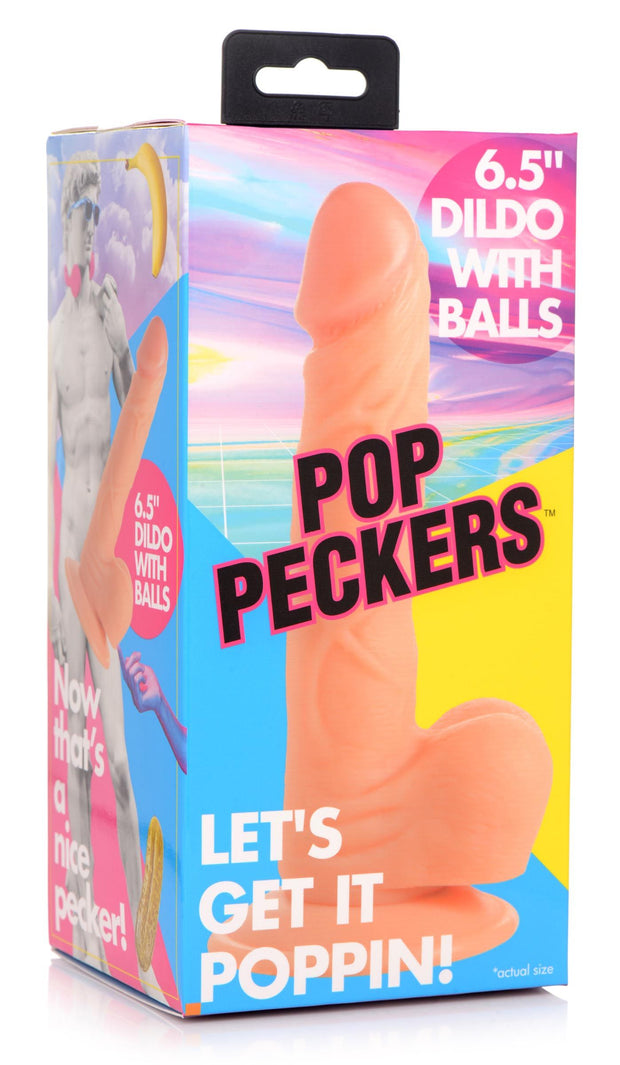 Poppin Dildo 16,5 cm - Beige