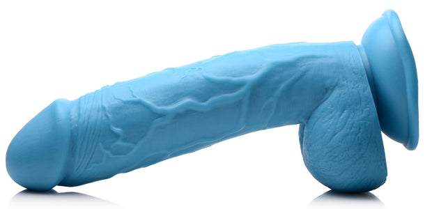 Poppin Dildo 20 cm - Blau