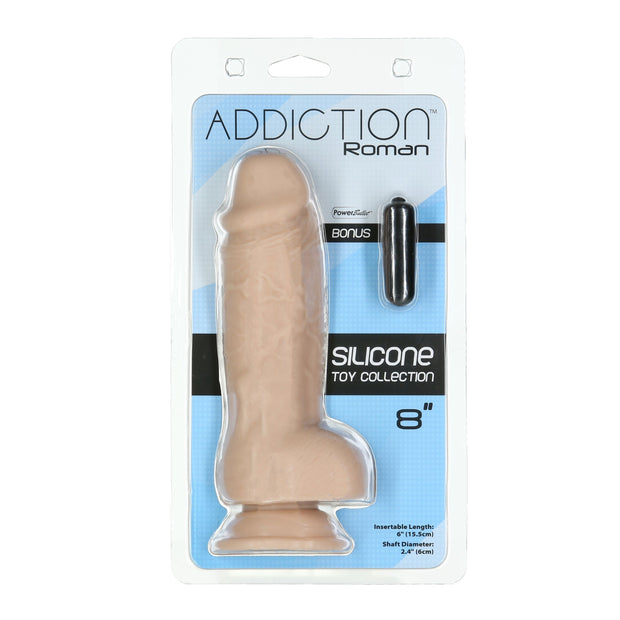Sucht - Römischer Dildo mit Saugnapf - 22 cm