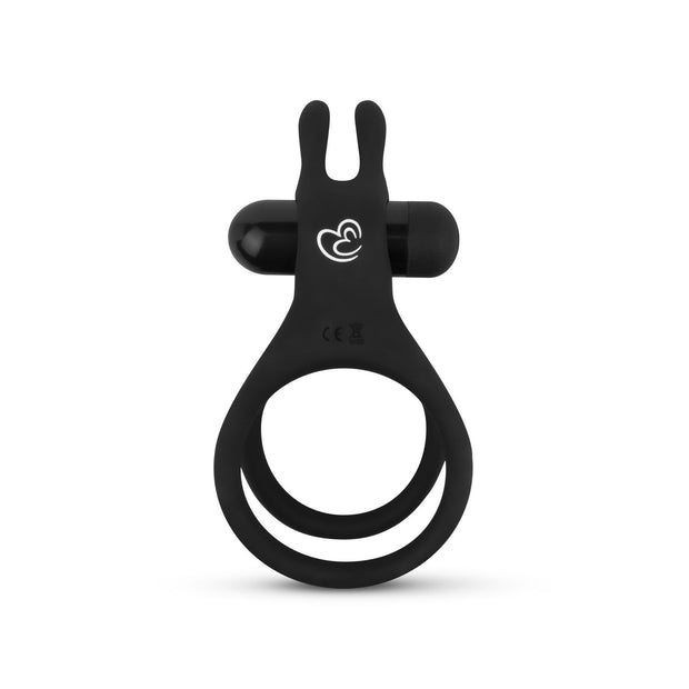 Share Ring - Vibrierender Doppel-Penisring mit Hasenohren