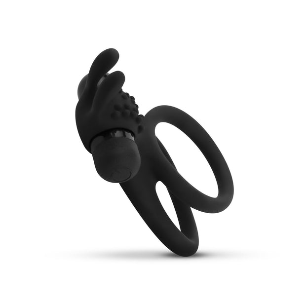 Share Ring - Vibrierender Doppel-Penisring mit Hasenohren