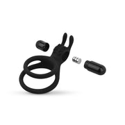 Share Ring - Vibrierender Doppel-Penisring mit Hasenohren