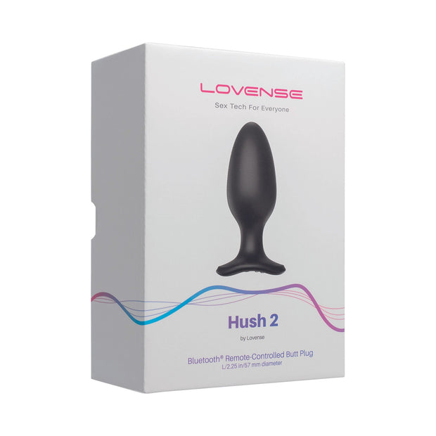 Lovense - Hush 2 Vibrationsbuttplug Mit App - Schwarz